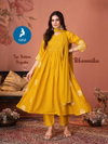 Bhoomika By Kaya Roman Mul Chanderi Anarkali Kurtis Set Wholesalers In Surat